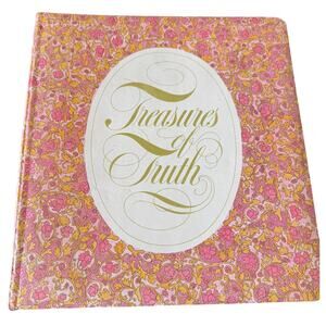 Vintage ‘80s Treasures of Truth Binder w/ Mead College Ruled Sheets of Paper